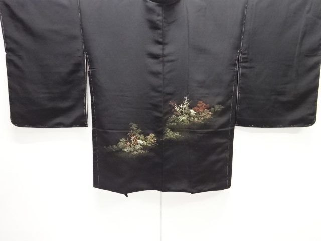 JAPANESE HAORI / UNUSED / URUSHI / WOVEN SCENERY OF HOUSE